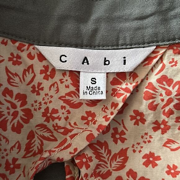 CAbi | Olive Green Jacket Size S - Picture 6 of 11